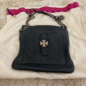 Tory Burch black leather shoulder/crossbody bag